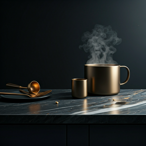 Luxury kitchen textures